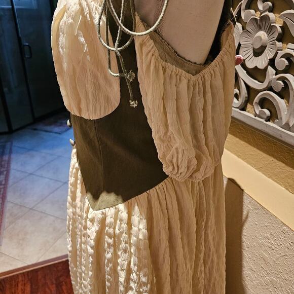 Renaissance Peasant 2XL Dress Cottagecore Fairycore Cosplay Medieval Halloween - Picture 7 of 10